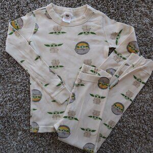Hanna Andersson Yoda Pajamas Size 6/7